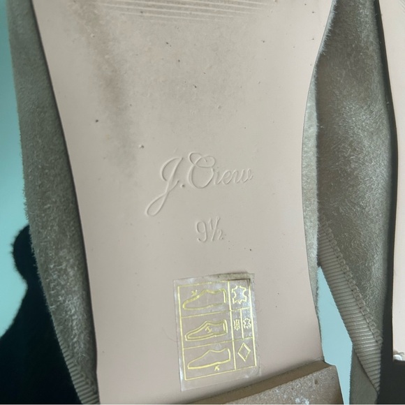 J. Crew Zoe ballet mule in suede light pink ribbon and nude - Picture 6 of 6